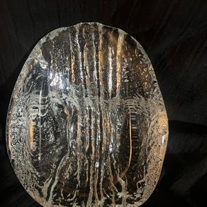 Small, Crystal Ashtray/Cigar Holder